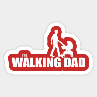 The walking Dad Sticker